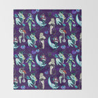 Witches and Black Cats Throw Blanket Gallery Image 2