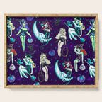 Witches and Black Cats Serving Tray Gallery Image 1