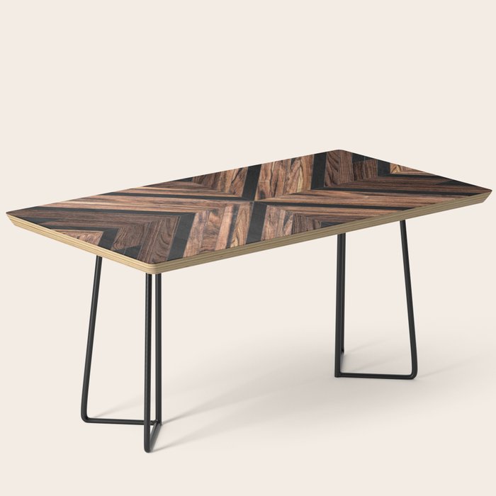 Urban Tribal Pattern No.3 - Wood Coffee Table Gallery Image 1