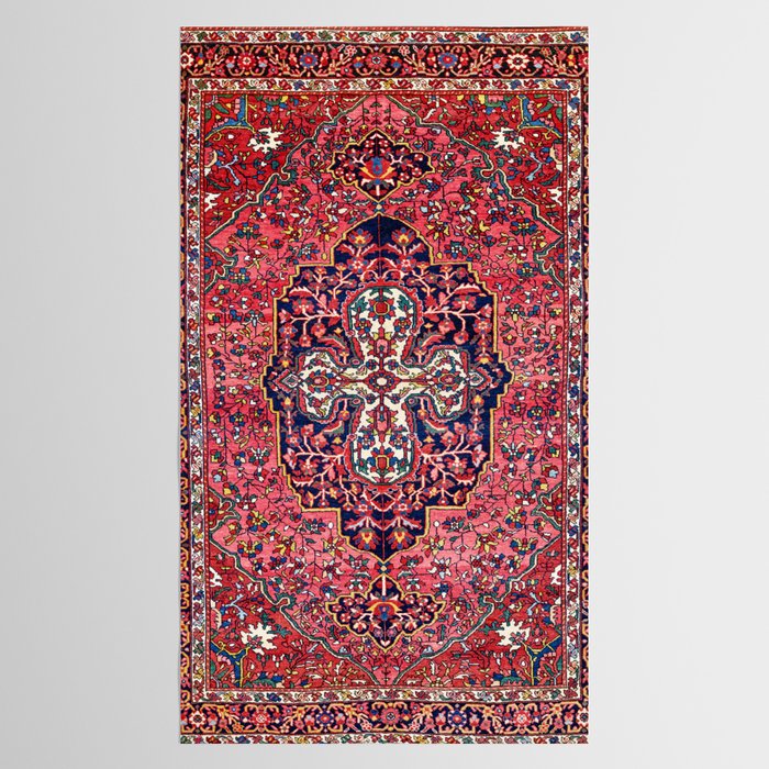 Bakhtiari West Central Persian Antique Rug Print Tablecloth Gallery Image 2