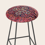 Bakhtiari West Central Persian Antique Rug Print Stool Gallery Image 2
