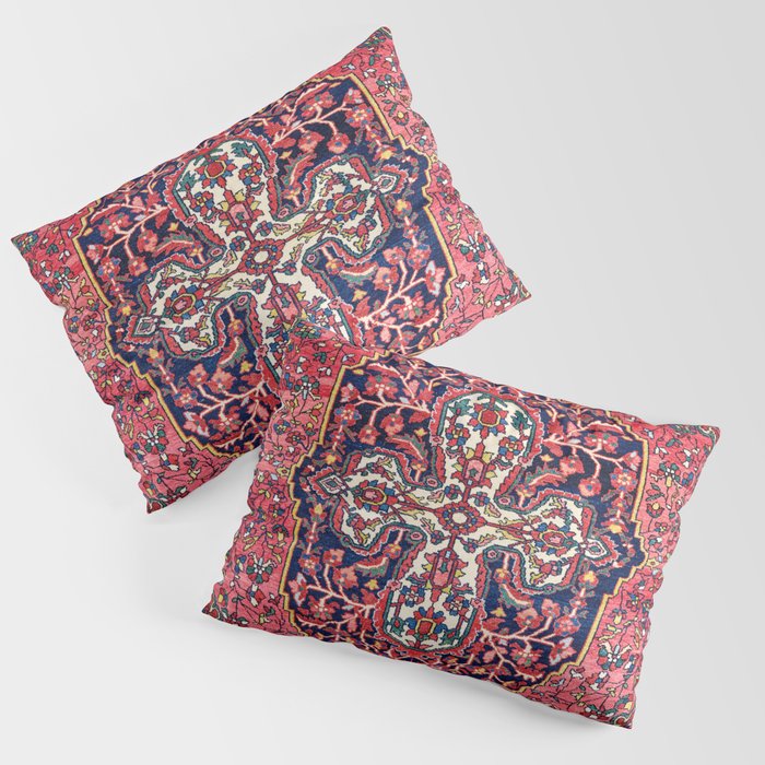 Bakhtiari West Central Persian Antique Rug Print Pillow Sham Gallery Image 1