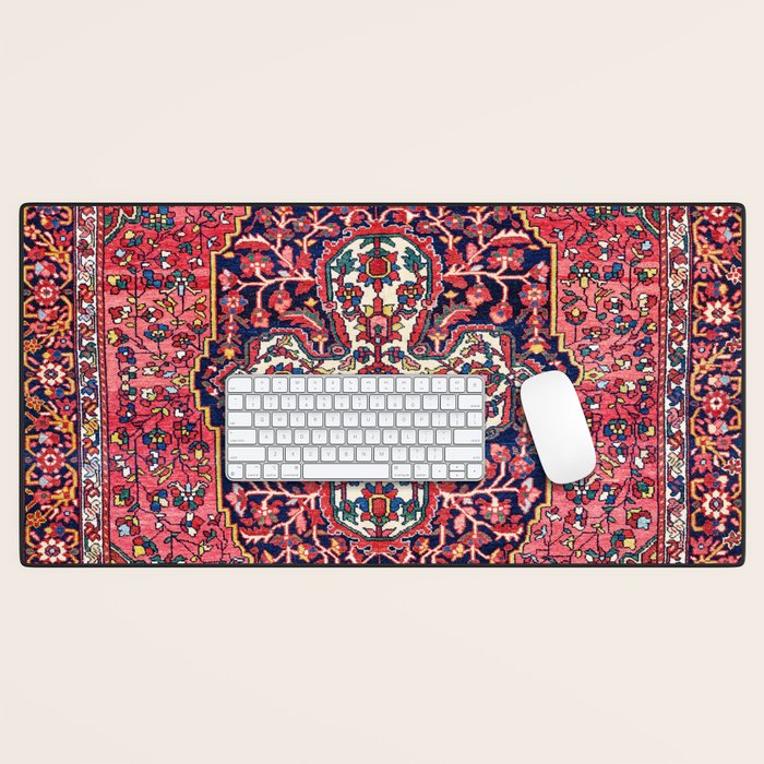 Bakhtiari West Central Persian Antique Rug Print Desk Mat Gallery Image 1