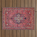 Bakhtiari West Central Persian Antique Rug Print Outdoor Rug Gallery Image 1