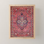 Bakhtiari West Central Persian Antique Rug Print Mini Art Print Gallery Image 1