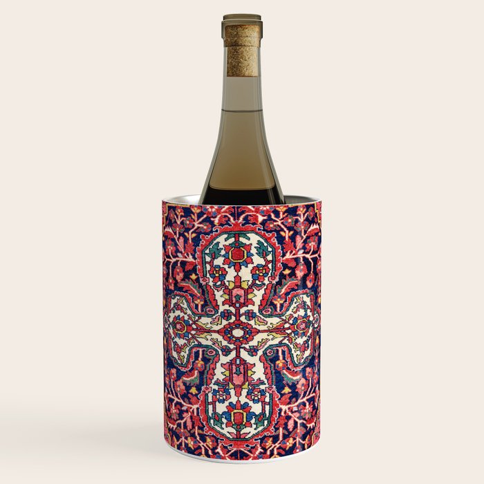 Bakhtiari West Central Persian Antique Rug Print Wine Chiller Gallery Image 1