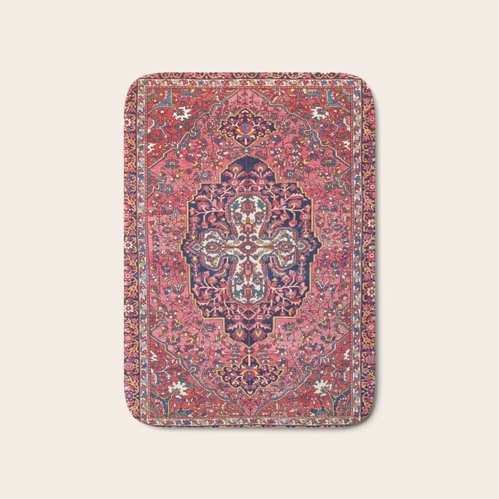 Bakhtiari West Central Persian Antique Rug Print Bath Mat Gallery Image 1