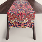 Bakhtiari West Central Persian Antique Rug Print Table Runner Gallery Image 1