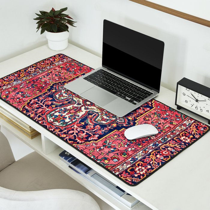 Bakhtiari West Central Persian Antique Rug Print Desk Mat Gallery Image 2