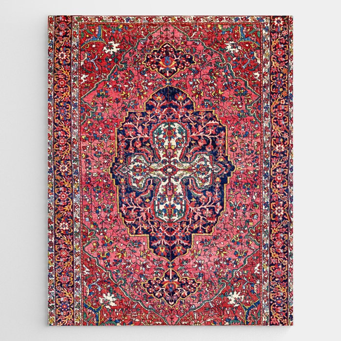 Bakhtiari West Central Persian Antique Rug Print Jigsaw Puzzle Gallery Image 1