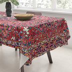 Bakhtiari West Central Persian Antique Rug Print Tablecloth Gallery Image 3