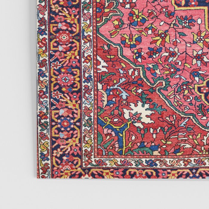 Bakhtiari West Central Persian Antique Rug Print Poster Gallery Image 3