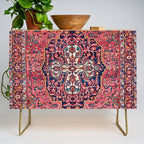 Bakhtiari West Central Persian Antique Rug Print Credenza Gallery Image 1