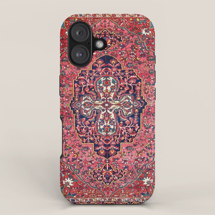 Bakhtiari West Central Persian Antique Rug Print iPhone Case Gallery Image 1