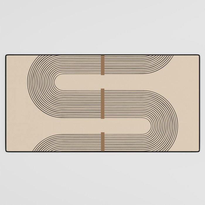 Adina - Mid Century Modern Abstract Art Desk Mat Gallery Image 3