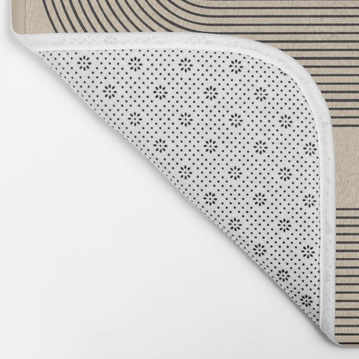 Adina - Mid Century Modern Abstract Art Bath Mat Gallery Image 2