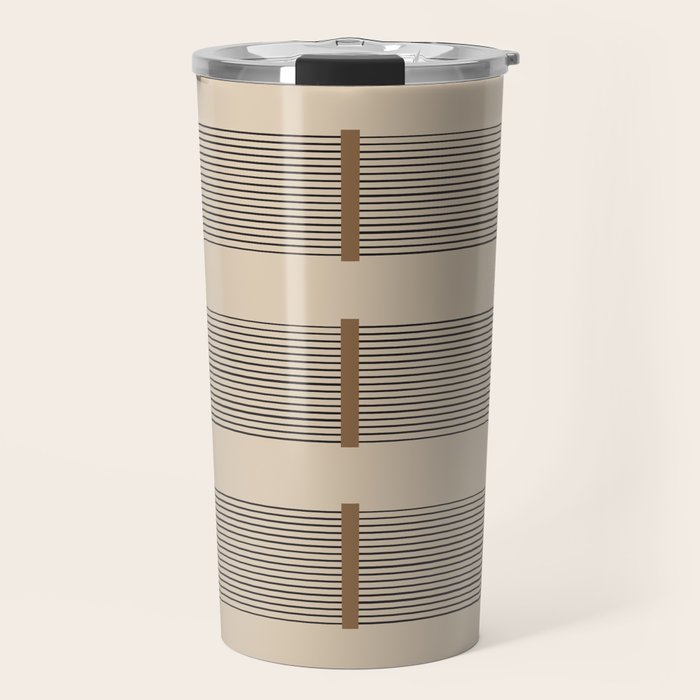 Adina - Mid Century Modern Abstract Art Travel Mug Gallery Image 1