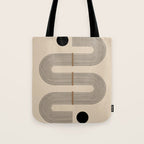 Adina - Mid Century Modern Abstract Art Tote Bag Gallery Image 1