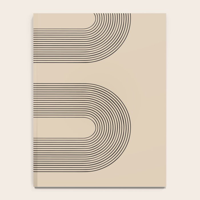 Adina - Mid Century Modern Abstract Art Notebook Gallery Image 4