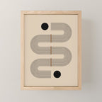 Adina - Mid Century Modern Abstract Art Mini Art Print Gallery Image 1