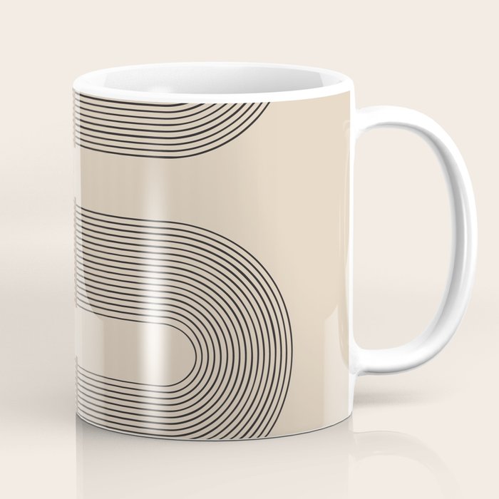 Adina - Mid Century Modern Abstract Art Coffee Mug Gallery Image 1