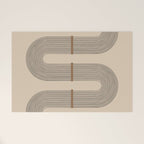 Adina - Mid Century Modern Abstract Art Welcome Mat Gallery Image 1