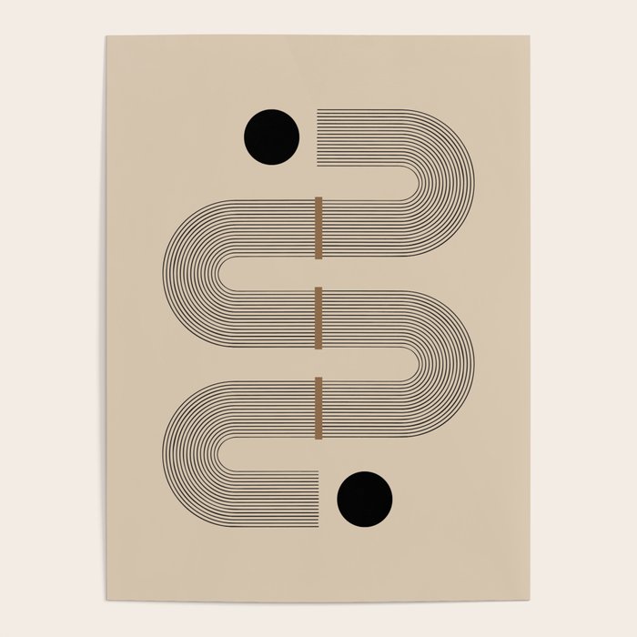 Adina - Mid Century Modern Abstract Art Poster Gallery Image 4