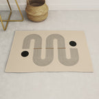 Adina - Mid Century Modern Abstract Art Rug Gallery Image 1