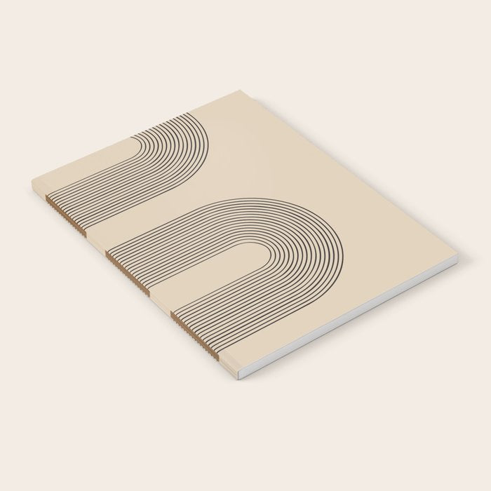 Adina - Mid Century Modern Abstract Art Notebook Gallery Image 1