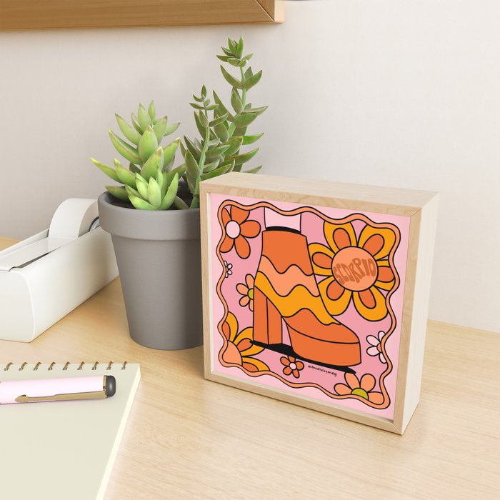 Scorpio Groovy Boot Mini Art Print Gallery Image 2