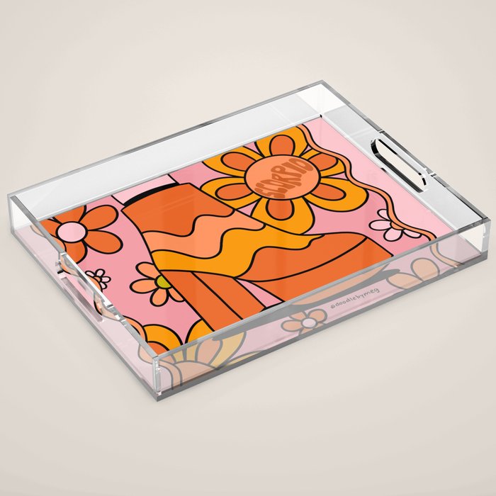Scorpio Groovy Boot Acrylic Tray Gallery Image 1