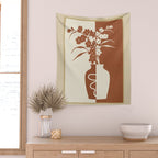Botanical Contras 6 Wall Tapestry Gallery Image 2