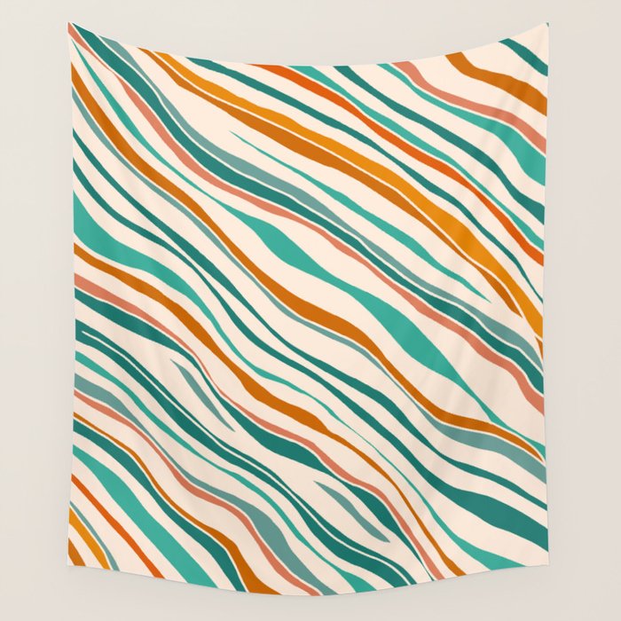 Southwest Abstract Stripes Wall Tapestry Gallery Image 4