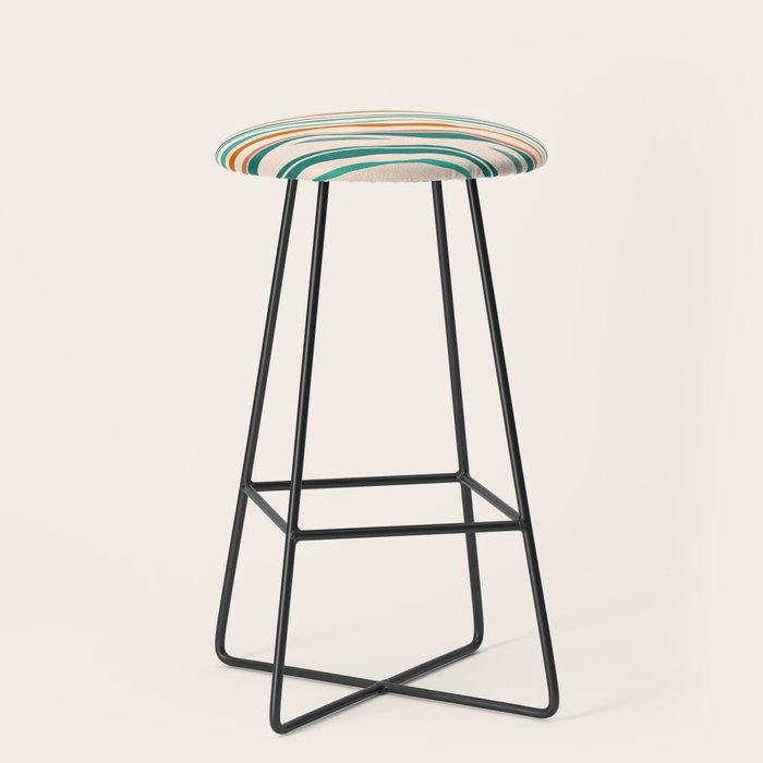 Southwest Abstract Stripes Stool Gallery Image 1