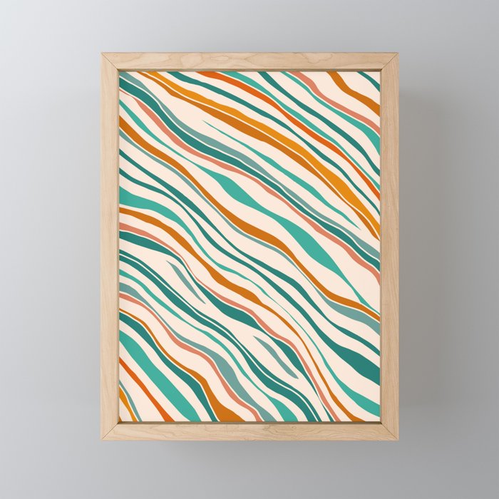 Southwest Abstract Stripes Mini Art Print Gallery Image 1