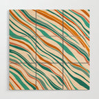 Southwest Abstract Stripes Wood Wall Art Gallery Image 1