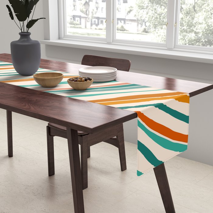 Southwest Abstract Stripes Table Runner Gallery Image 2