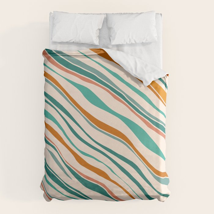 Southwest Abstract Stripes Duvet Cover Gallery Image 6