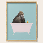 Gorilla in Bathtub Serving Tray Gallery Image 1