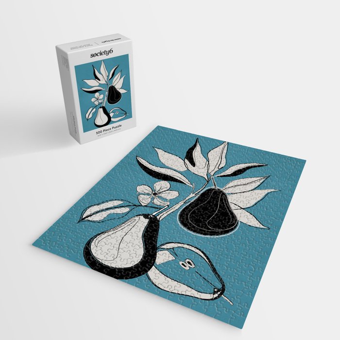 Line Art Pears 1 Jigsaw Puzzle Gallery Image 2