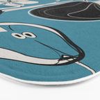 Line Art Pears 1 Bath Mat Gallery Image 3