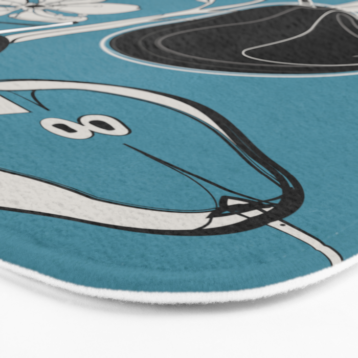 Line Art Pears 1 Bath Mat Gallery Image 3