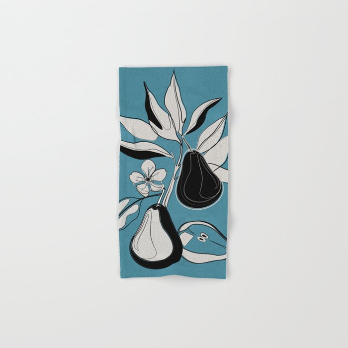 Line Art Pears 1 Bath Towel Gallery Image 1