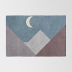 LANDSHAPES / Mountains - Night Rug Gallery Image 2