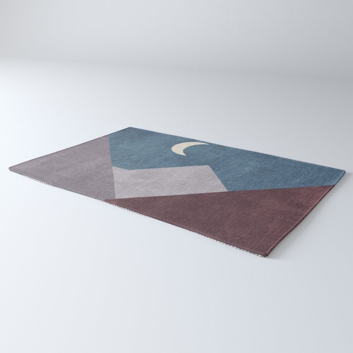 LANDSHAPES / Mountains - Night Rug Gallery Image 3