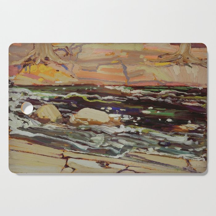 Tom Thomson Dark Waters spring 1916 Canadian Landscape Artist Cutting Board Gallery Image 1