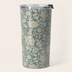 William Morris Double Bough Slate Blue Travel Mug Gallery Image 2