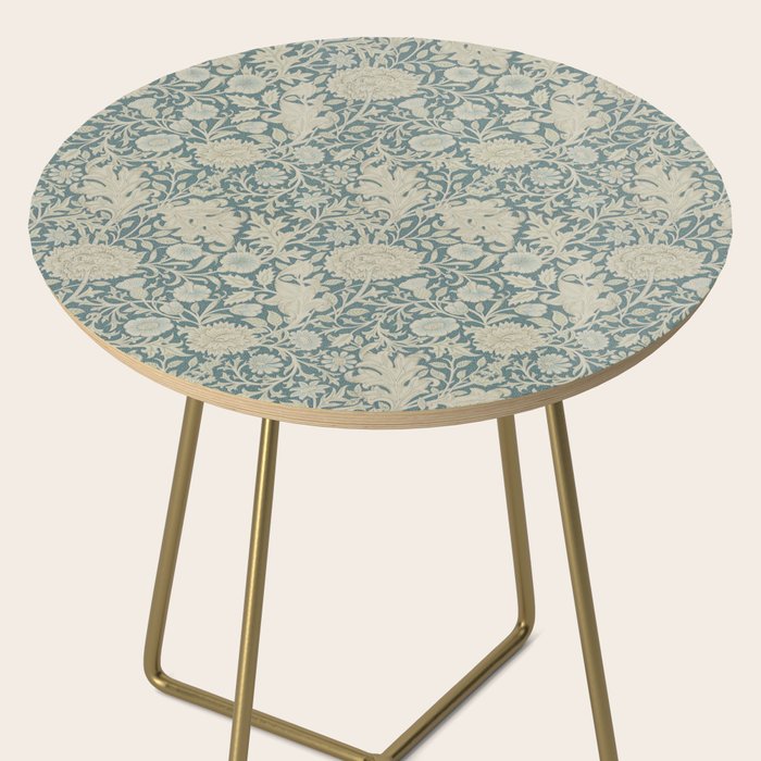 William Morris Double Bough Slate Blue Side Table Gallery Image 2