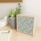 William Morris Double Bough Slate Blue Mini Art Print Gallery Image 2