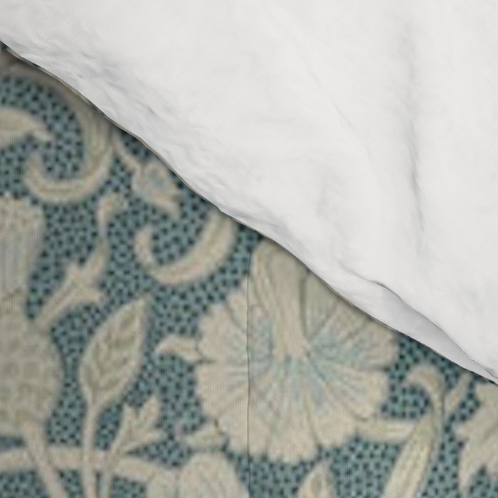 William Morris Double Bough Slate Blue Comforter Gallery Image 4